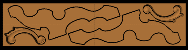 Rght leg design ready to upload and carve.